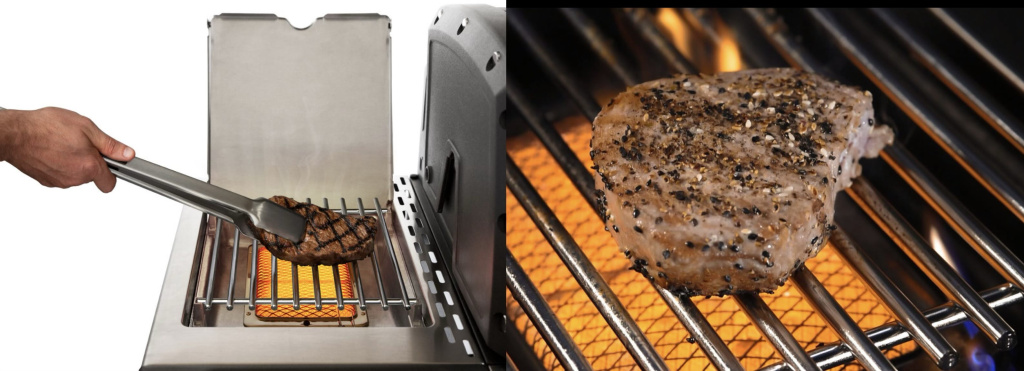 Ифракрасная горелка в гриле Broil King.jpg Ифракрасная горелка в гриле Broil King.jpg