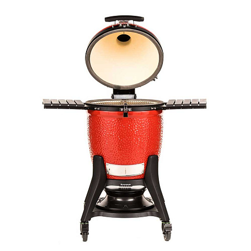 Красный керамический гриль Kamado Joe с системой Divide & Conquer Красный керамический гриль Kamado Joe с системой Divide & Conquer