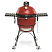 Красный керамический гриль Kamado Joe с системой Divide & Conquer