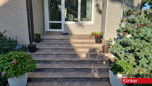 Угловая ступень Westerwälder klinker, Atrium, WKS31140 E Grau-Braun купить в Минске.