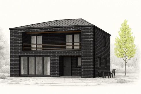 Клинкерная плитка Westerwälder klinker, KLINKER BRICK, WK815 Schwarz-bunt Edelglanz купить в Минске.