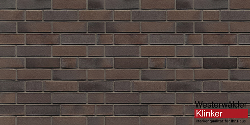 Клинкерный кирпич Westerwaelder klinker, WK833 Schwarzbraun 240/115/52 купить в Минске.