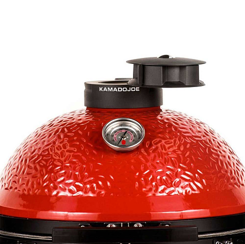 Красный керамический гриль Kamado Joe с системой Divide & Conquer Красный керамический гриль Kamado Joe с системой Divide & Conquer