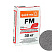 Цветная затирка для заполнения швов на фасаде quick-mix FM  D, графитово-серый