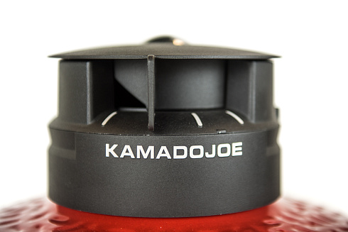 Красный керамический гриль Kamado Joe с системой Divide & Conquer Красный керамический гриль Kamado Joe с системой Divide & Conquer