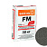 Цветная затирка для заполнения швов на фасаде quick-mix FM  E, антрацитово-серый