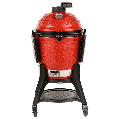 Красный керамический гриль Kamado Joe с системой Divide & Conquer Красный керамический гриль Kamado Joe с системой Divide & Conquer