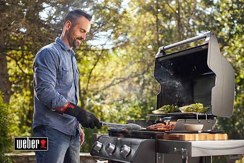 Газовые грили BBQ Weber SPIRIT E-315 LP BLK купить в Минске.