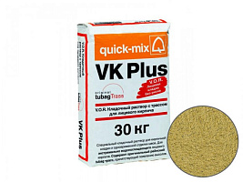Цветной кладочный раствор quick-mix VK plus K для кирпича, кремово-желтый